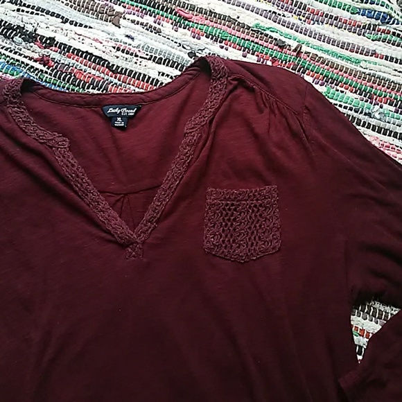 Lucky Brand Tops - Lucky Brand Top with Crochet Detail